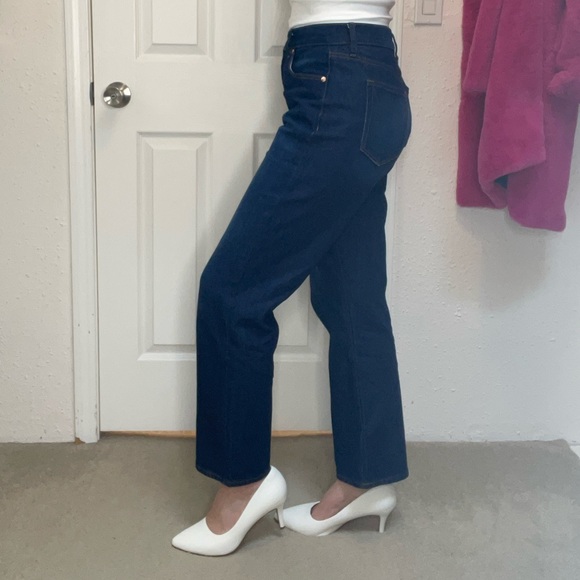 Loft “The Straight” Dark Wash Denim - Picture 3 of 15